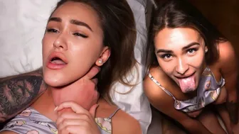 Late Night Hookup Tape: Shaved Pussy Fingering & Cumshot Facial