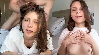 Innocent Petite Teenie Fucks Boyfriend's Best Friend Hard