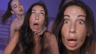 Purr Simona's Wild First Pegging Threesome with BBC and Big Dildo