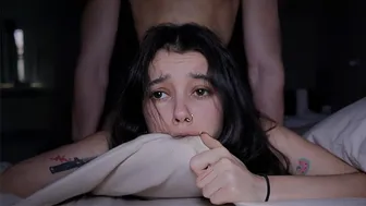 Young Brunette Babe Fills Her Void with Rough Hardcore Pounding