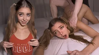 Mary Popiense Gets Roughly Dominated in Intense Cheerleader Fuck Scene