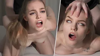 Petite Soldier Babe Obediently Transformed into a Moaning Sex Toy on Command