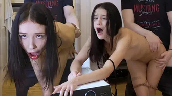 Surprise Anal Drives Her to Brain Melting Eye Rolling Orgasms