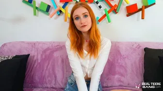 Fiery Redhead Scarlet Skies Auditions with Passionate Hardcore Action