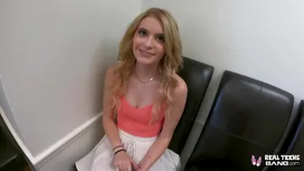 Eager Blonde Teen Stephanie Gwen Begins Her Explicit Journey