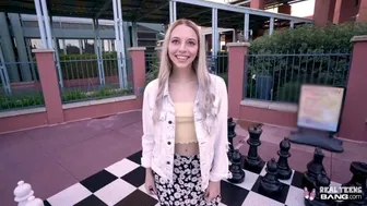Cute Blonde Lily Larimar Gets Creampie in Debut Hotel Audition