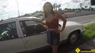 Samantha Trades Roadside Sex to Skip Payment