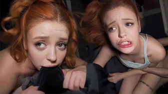 Begging for Gentleness Homemade Redhead Takes Massive Cock