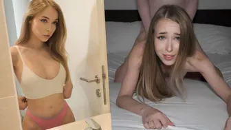 Begging For Creampie Rough Fuck With Perfect Blonde Girlfriend