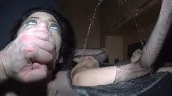Her Intense Squirting Orgasm Makes Her Body Twitch and Eyes Roll Back