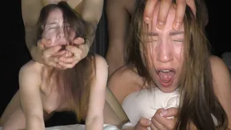 Petite College Teen Endures Intense Rough Sex Session