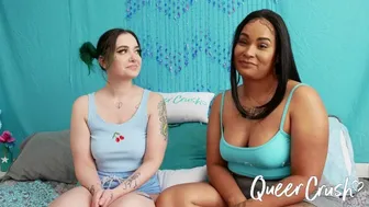 Gia Paige and Nikki Narcos share a steamy lesbian interview