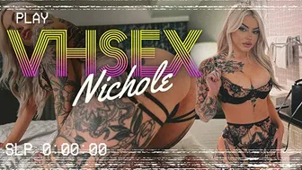 Nicole Saphir rides Seth Gamble hard in a wild fuck session