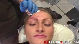 Blonde European with big tits and tattoos gets kinky in BDSM scene