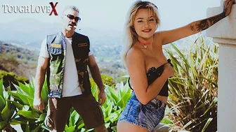 Blonde Harmony Rivers gets a hardcore casting session with a big cock