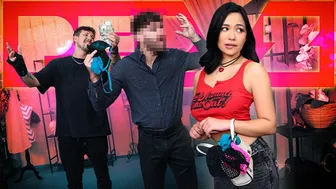 Scarlett Alexis gets caught stealing and submits to a hard fuck