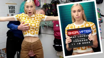 Kay Lovely gets frisky after getting caught stealing in a store