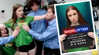 Petite Brunette Counselor Caught Shoplifting Uses Her Body To Avoid Trouble
