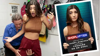 Innocent Brunette Aubry Babcock Gets Rough Fucked After Shoplifting Scheme Fails
