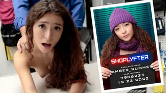 Naughty Teen Gets Caught Stealing by Officer Santa on Christmas Eve