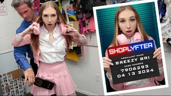 Blonde Bombshell Breezy's Shoplifting Scheme Ignites Rough Office Sex