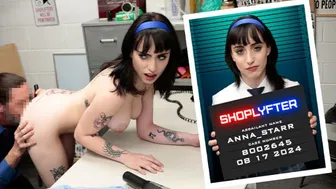 Perfume Thief Teen Strip Searched and Fingered by Dominant Cop