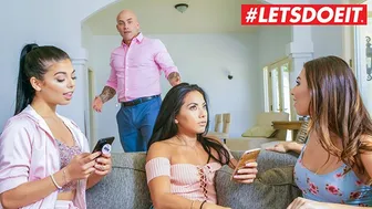 Gina Valentina and Melissa Moore's BFF Stepdad Threesome Fantasy