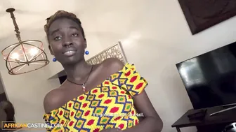 Gorgeous black fuck doll gagged and covered in a messy facial