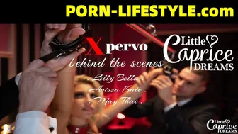 Anissa Kate May Thai and Lilly Bella dominate on set with big cocks and big boobs