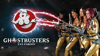 Ghostbuster parody with big tits and ass in cosplay action