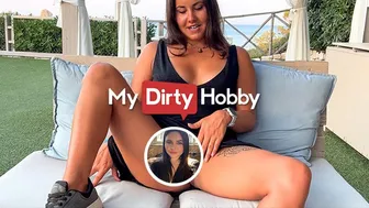 Husband cheats on honeymoon with petite German amateur
