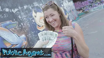 Elisa Tiger gets fucked doggystyle under the highway in public