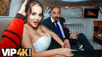 Jennifer Mendez gets her big tits and ass fucked in a car