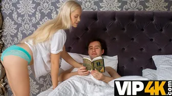 Cute blonde stepsister gets fucked hard by her stepbrother