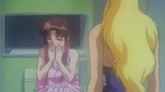 Animated shemale enjoys a deep blowjob and intense handjob