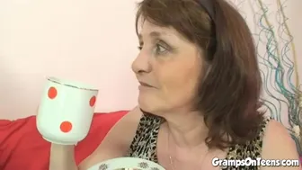 Blonde and brunette MILFs share a big dick in a wild threesome