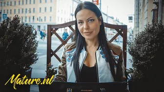 Skinny mature woman craves anal pleasure with a huge cock