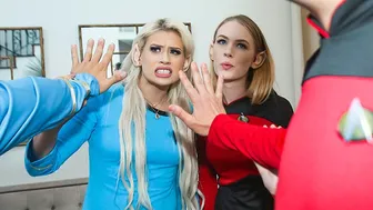 Cosplay Babes Swap Stepdads for Rough Group Sex and Big Cocks